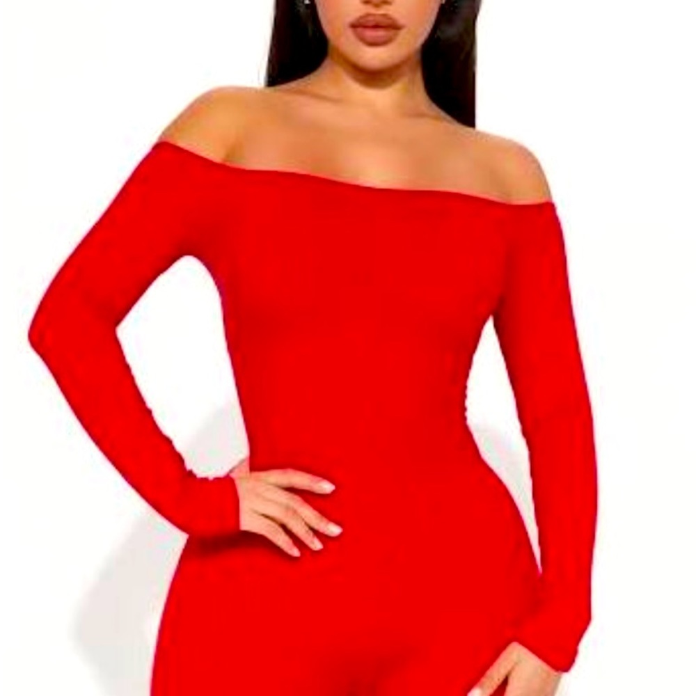 Naked Wardrobe Off Shoulder Dress